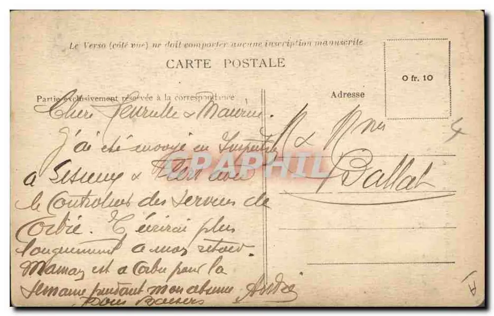 Filiale von LISIEUX — 8, Rue d'Alençon — Koch, Photo, Lisieux - Rückseite