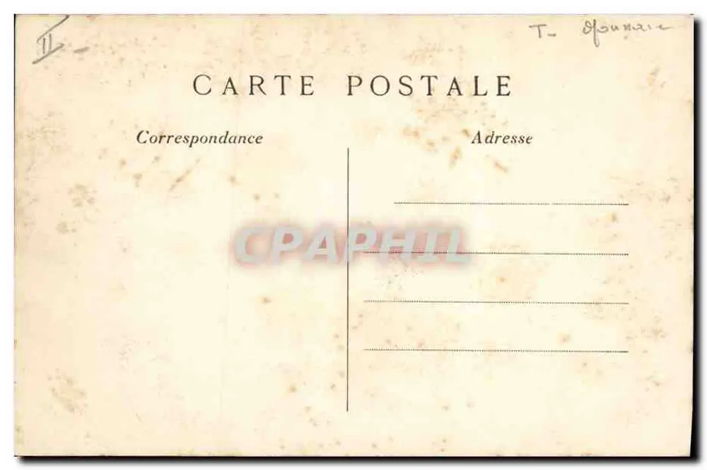 Hôtel das Moedas — Paris (6e arrondissement) — G. M. n° 302 - Verso