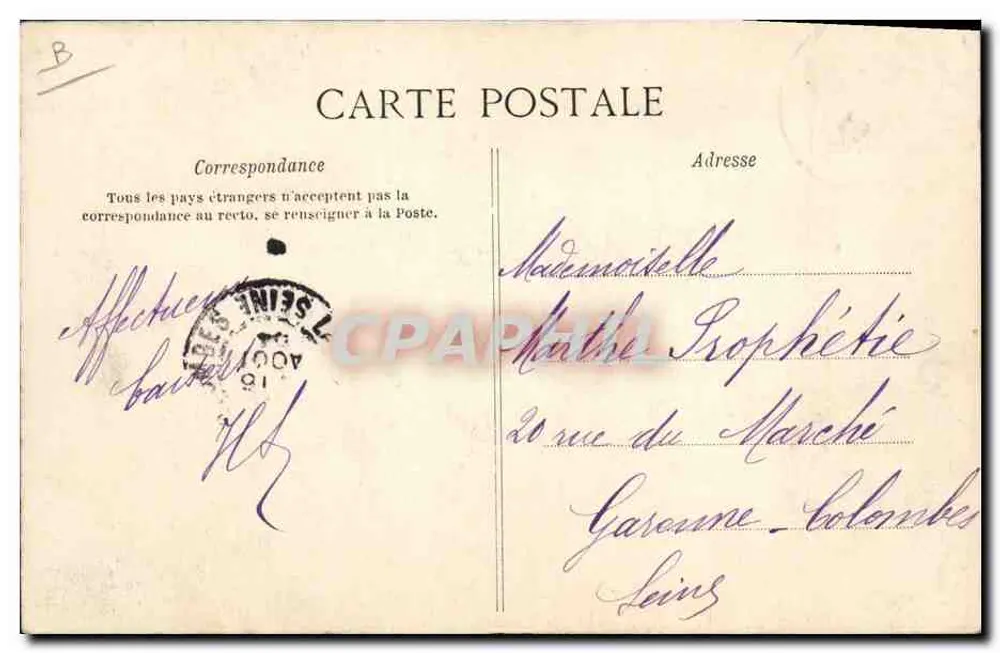 A Normandia — "A C.P.A." — Tipos e Trajes — N°55 - Verso