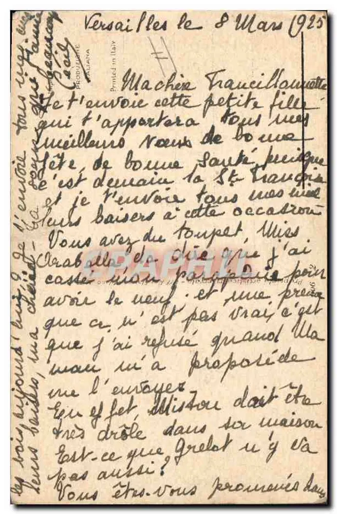 Mädchen in Winterkleidung — Frohe Weihnachten — Verlag S. Bormand, Nr. 0.80 - Rückseite