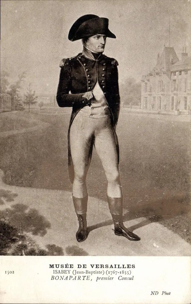 Napoleon Bonaparte — Erster Konsul — Musée de Versailles, ND Phot - Vorderseite