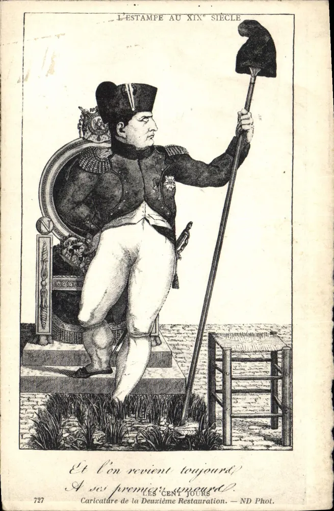 Karikatur der Zweiten Restauration — Die Lithografie des 19. Jahrhunderts — Nr. 727 - Vorderseite