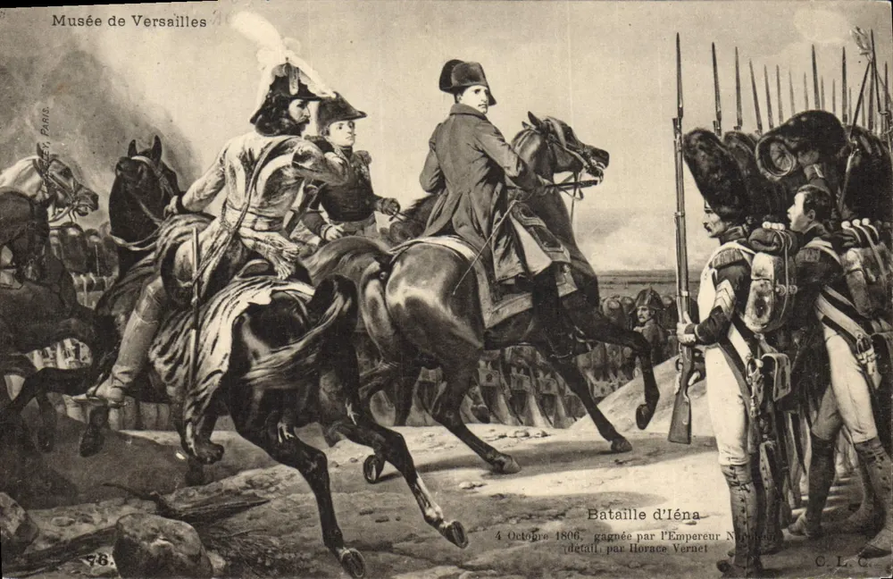 Slag bij Iena — 4 Oktober 1806 — detail van Horace Vernet — Museum van Versailles - Voorkant