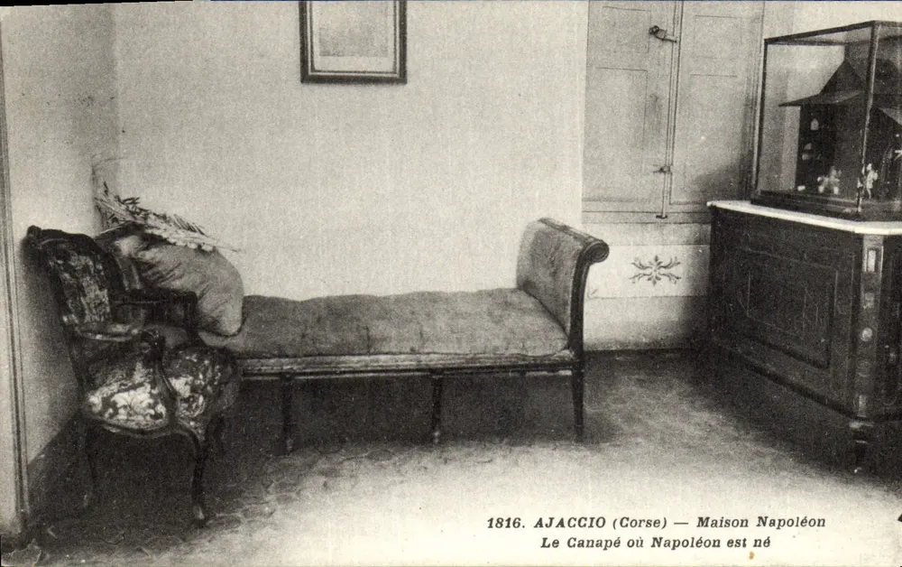 Ajaccio (Corse) — Maison où Napoléon est né — A. Tomasi, Ajaccio (Corse) - Recto