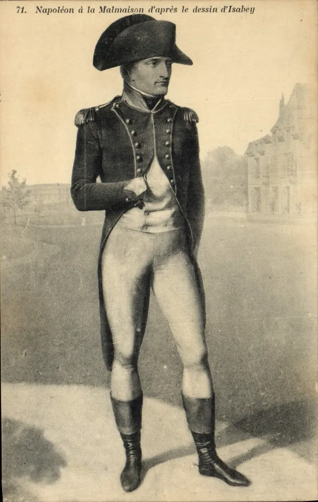 Napoleon in Malmaison nach dem Zeichnung von Isabey — Nr. 71 — ÉDIA Paris-Versailles - Vorderseite