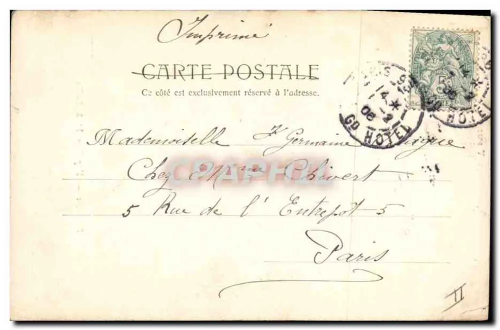 Napoleão I em Berlim — Museu de Versalhes — L'H. Paris - Verso