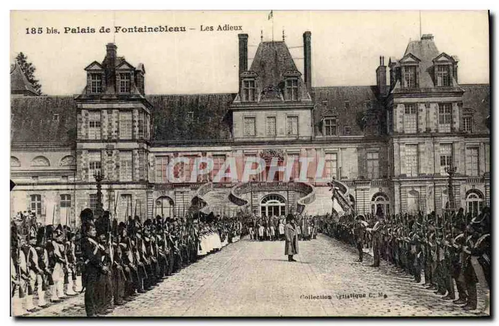Schloss Fontainebleau — Abschiede — Künstlerische Sammlung C. Mg - Vorderseite