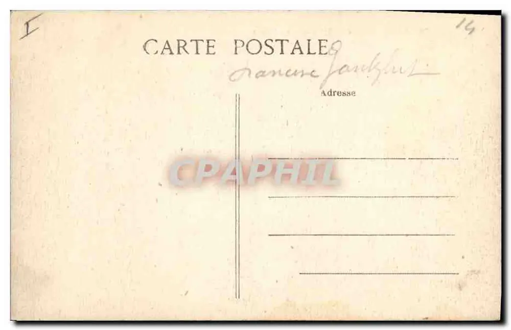 Carnac — Os Alinhamentos do Ménech — Laurent-Nel, Rennes - Verso