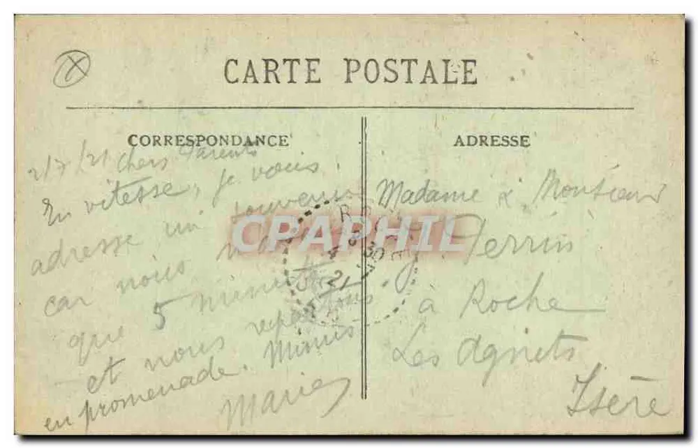 Carnac — Cremlech du Ménece — Coleção Z. Le Bouzie - Verso