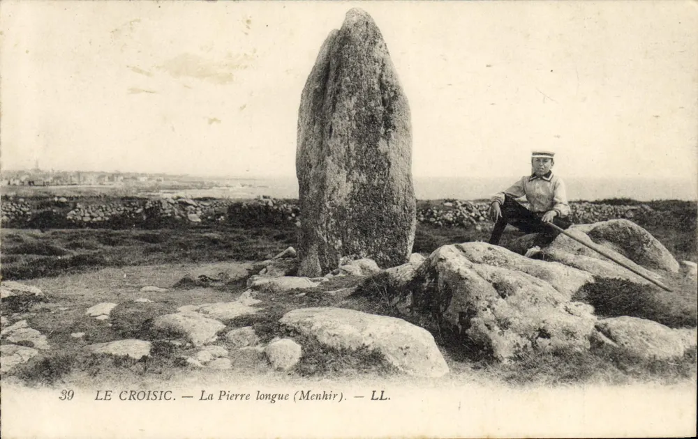 Le Croisic — La Pierre longue (Menhir) — LL. - Vorderseite