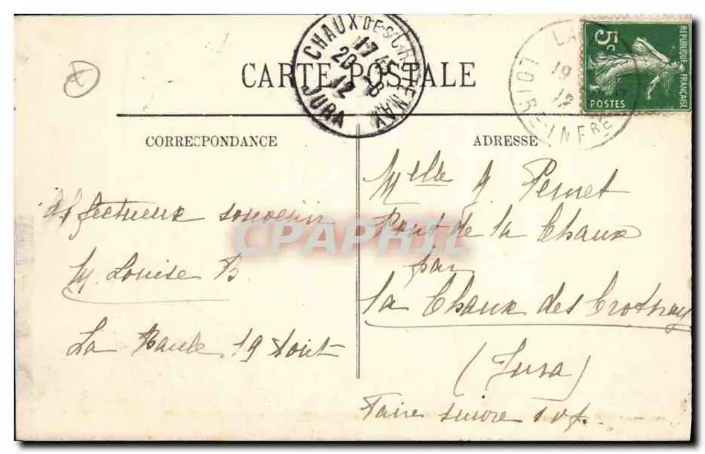 Le Croisic — La Pierre longue (Menhir) — LL. - Rückseite