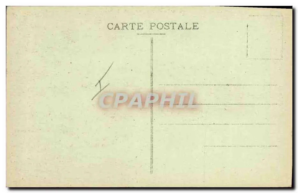 Plélauff (C.-du-N.) — O Menhir, uma pedra monumental esculpida — Editor: Cal. E. Homme, coleção 'Monumentos megalíticos da Bretanha' - Verso