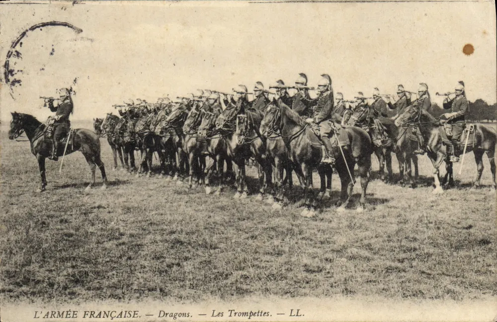 A ARMADA FRANCESA — Dragões — As Trombetas — LL. - Frente