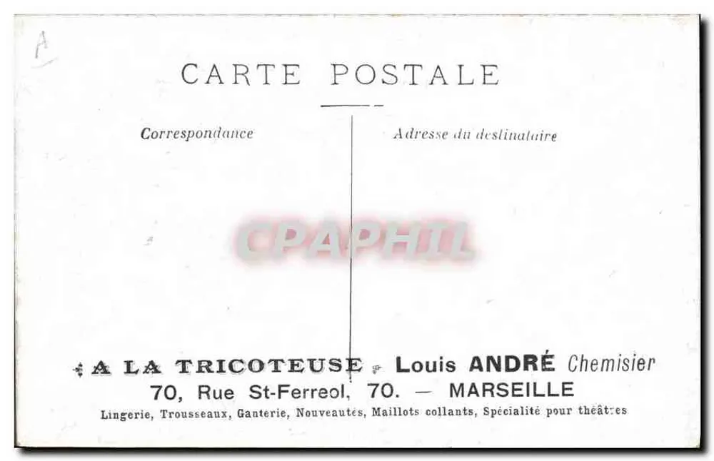 Em Campo — Um pequeno posto — Editor Édouard Frick, Paris - Verso