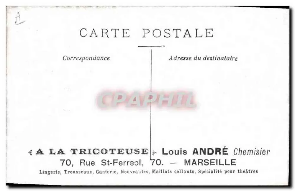 Na Campina — O Café — 44 — Editor: A La Tricoteuse, Marselha - Verso