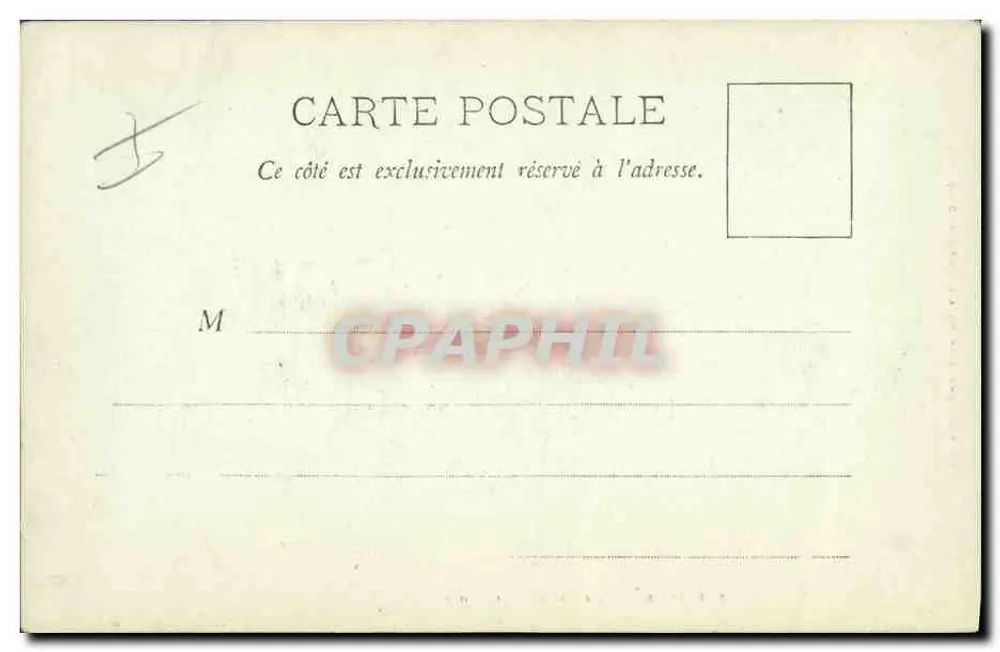 Saint-Étienne - Ansicht des Schießens am Schwarzen Holz — Mill. Nivertules Gérard, Fot. A. Desprez de Cha. Nancy - Rückseite
