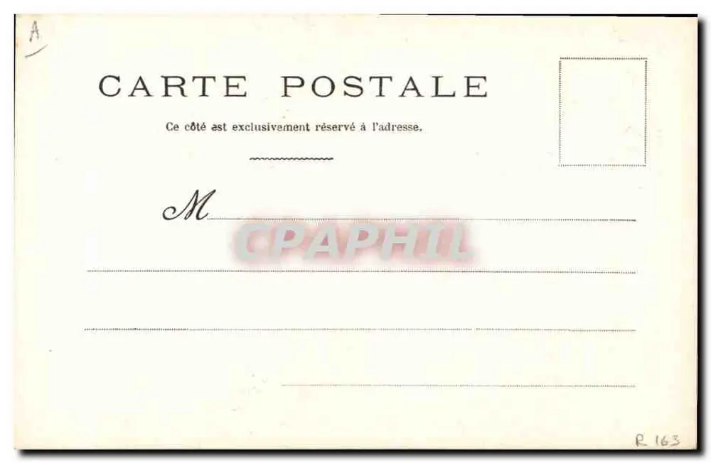 Lyon - Fort Saint-Jean — Karikatur von Guignol — Serie 3, veröffentlicht von Brunet et Sarey, Lyon - Rückseite