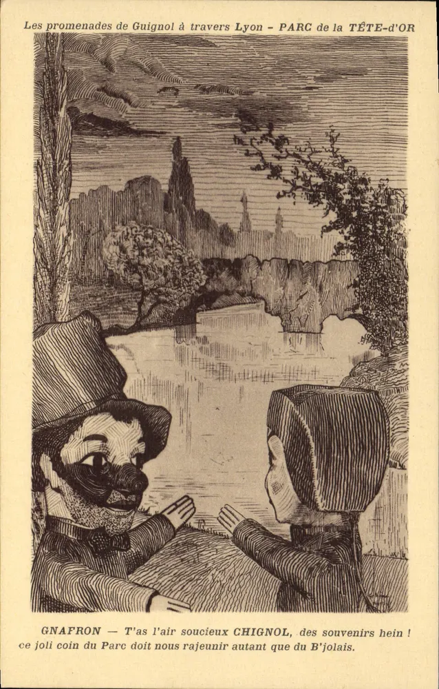 Les promenades de Guignol à travers Lyon — PARC de la TÊTE-d'OR - Vorderseite
