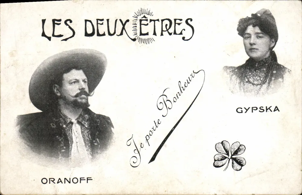 Les Deux Étres — Oranoff e Gypska — editor não visível - Frente