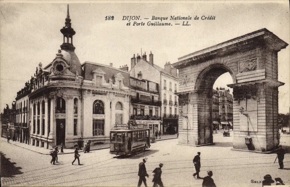 Dijon — Nationale Kreditbank und Porte Guillaume — LL. — Serie 189 - Vorderseite