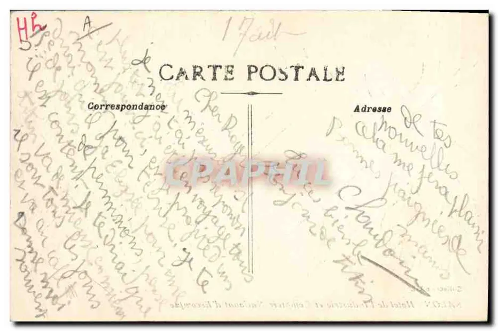 SALON — Hotel de l'Industrie und Nationalkasse — Verlag Collectcriaux - Rückseite