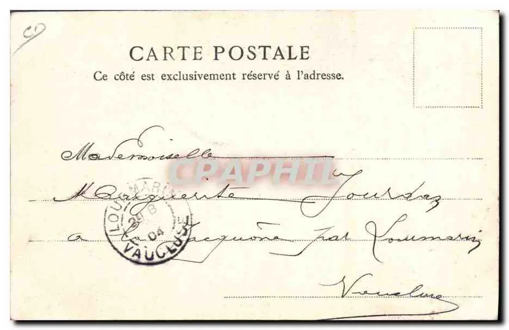 Bilhete de 500 francos — Banque de France — Paris, fevereiro 1901 — editor desconhecido, n° de série H.197 - Verso