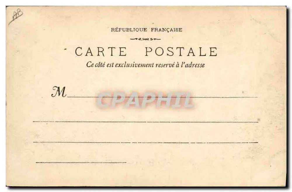 Draguignan - A Banque de France — Phototyp E. Lacour - Marseille - Verso