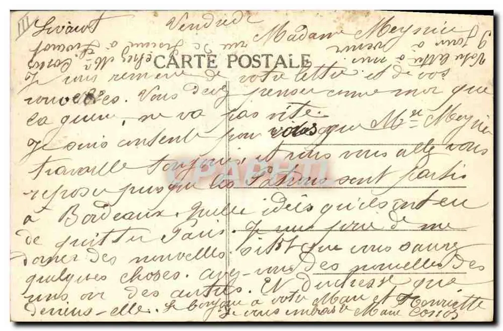 Um Pequeno Garoto Normando — Chapéus e Trajes Antigos — Coleção P. Bunel, fot.-edit. Vimoutiers (Orne) — Rep. int. — n°2598 - Verso