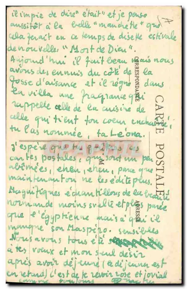 Traje de Cherbourg (Manche) — Normandia — PRS n°83 - Verso