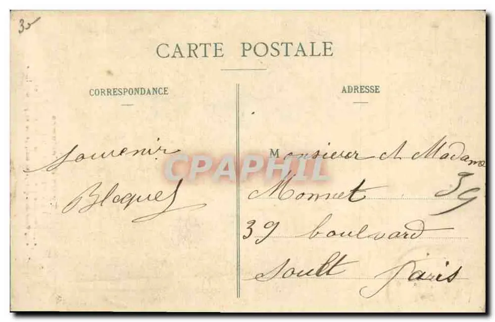 La Santé de la Normanda — Tipos y Trajes — Editor no visible - Reverso