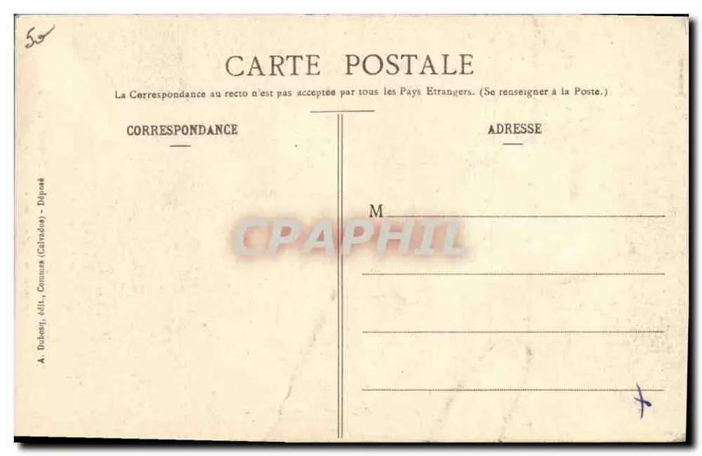 O roquete da vovó — História do Traje na Normandia — A. Dubeszi, édit. (Calvados) n°92 - Verso