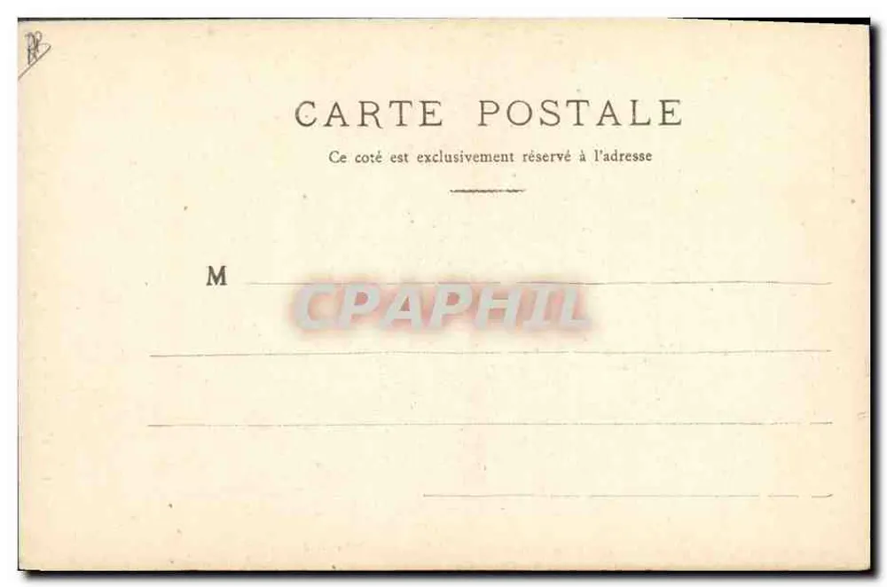 Alte normannische Hochzeit — Braut und Bräutigam — Normandie, Paris - Rückseite
