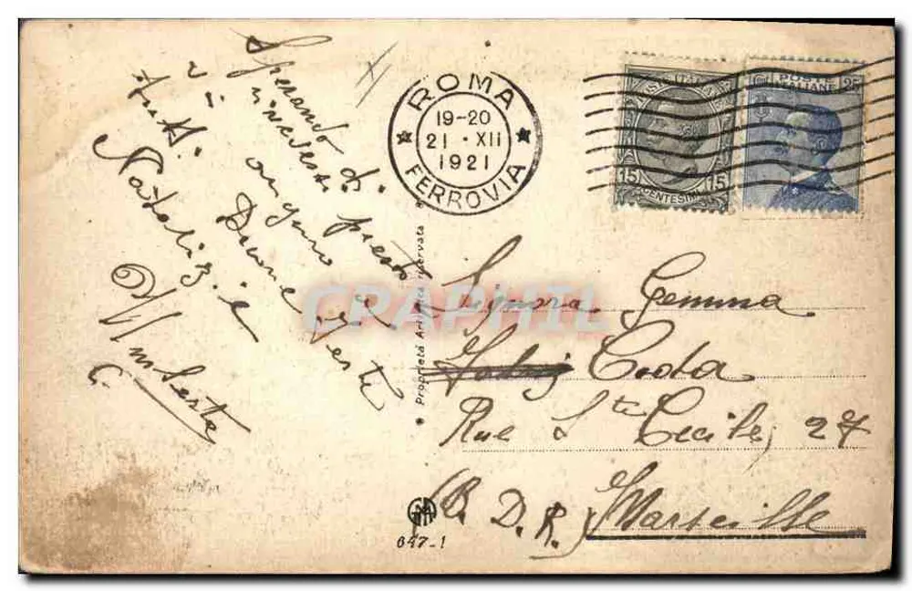 Cupido — Weihnachten — Cheques Demandez - Rückseite