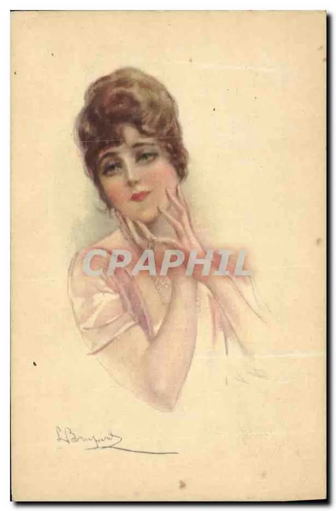 Junge Frau — Portrait — L. Darygout - Vorderseite