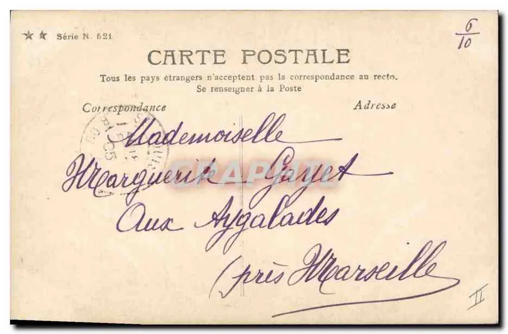Napoléon Intime — Scène VI. Première leçon de stratégie — Série N° 521 - Verso