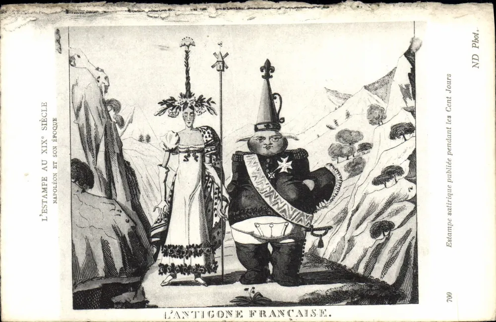 A Antigona Francesa — Napoleão e sua época — ND Phot. n°700 - Frente