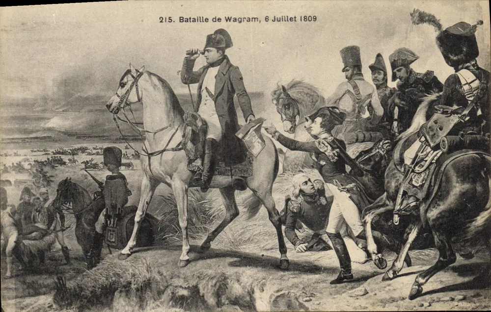 Batalha de Wagram, 6 Julho 1809 — Série 215 — Editor não identificado - Frente