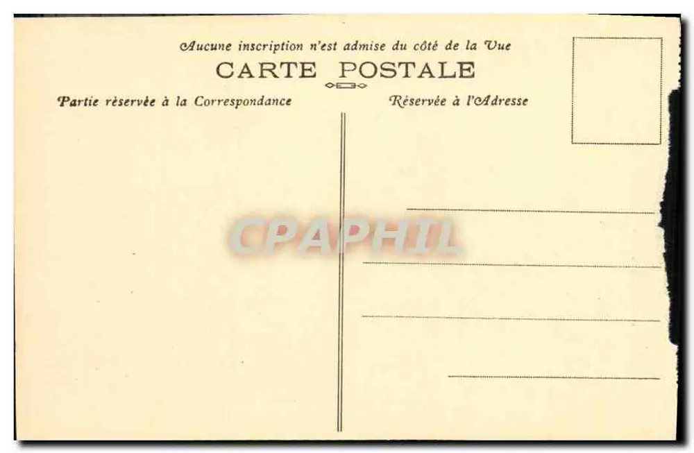 Menhir entre Plouescat y Cléder — Serie 2986 — Editor T. Baudouin, Si-B - Reverso