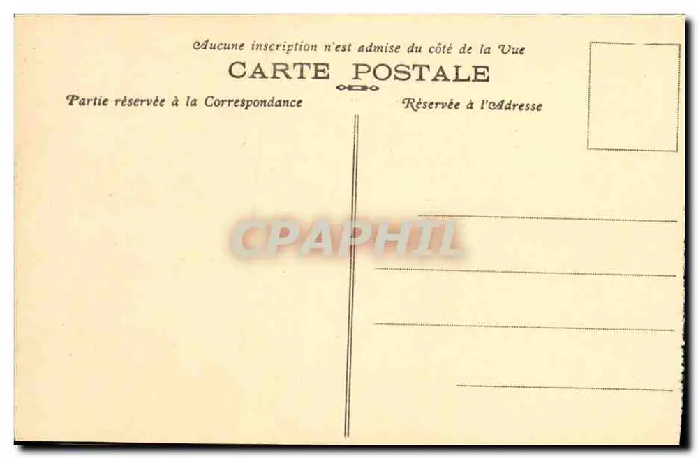 Monumento megalítico en Meillart-Confort (F.) — editor F. Hamon, serie 4555 - Reverso