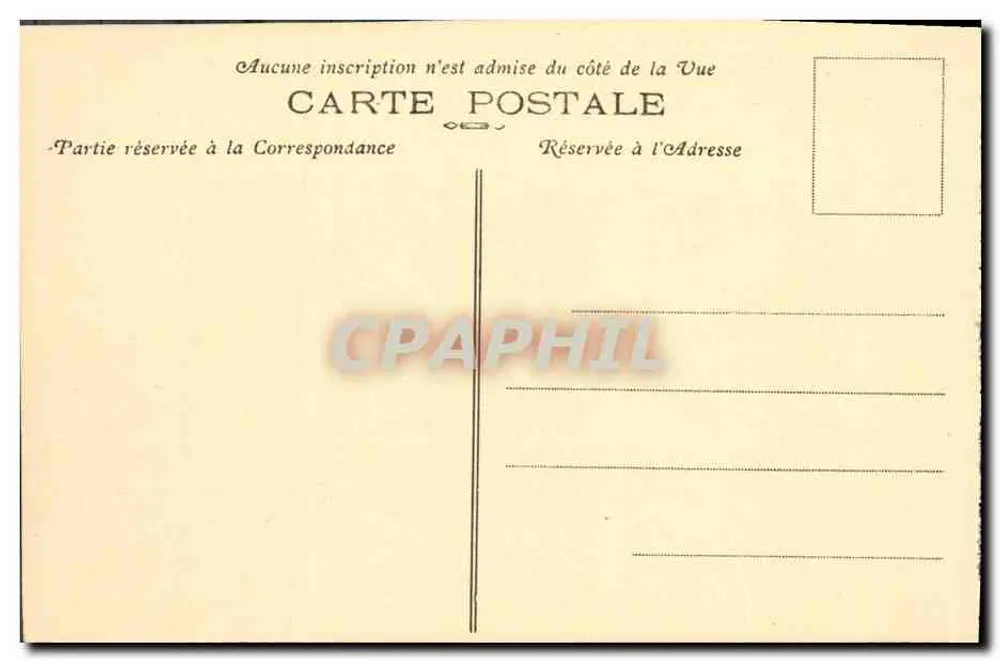 Menhir de Porspoder-Argenton (F.) — Monumento megalítico de 10 a 11 m de altura — Coll. E. Hamonic, St-B. - Verso