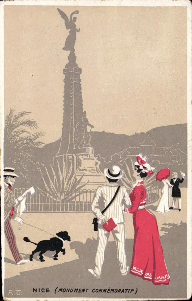 Nice — Monumento comemorativo — A.G. editor - Frente