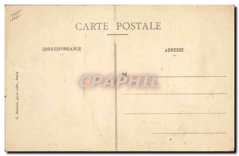 Vincennes - Der Polygon - Artillerie-Manöver — E. M. n°2783 - Rückseite