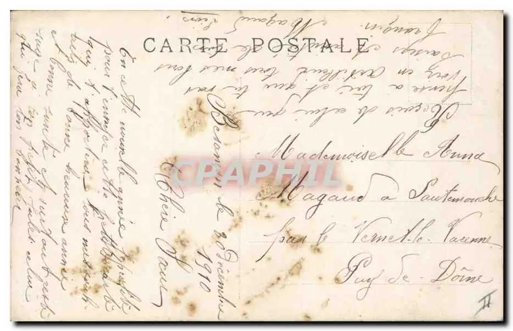 Cavaleiro militar — Paris — editor A.N. n° 860 - Verso