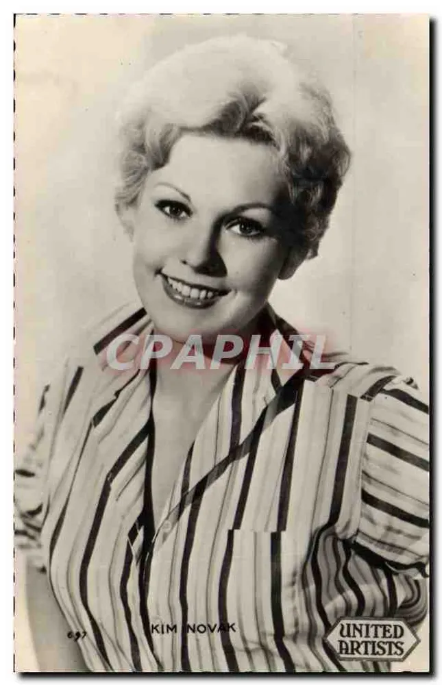 Kim Novak — portret promocyjny — United Artists, n° 697 - Awers