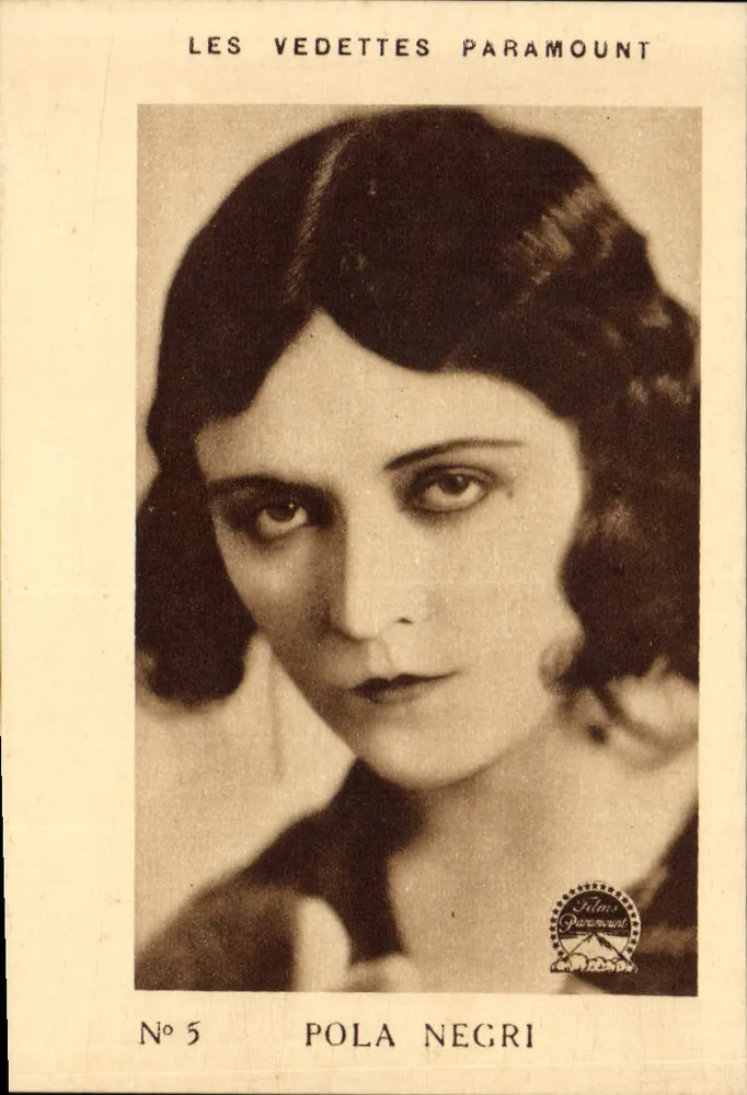 Pola Negri — As Estrelas Paramount — N° 5 - Frente