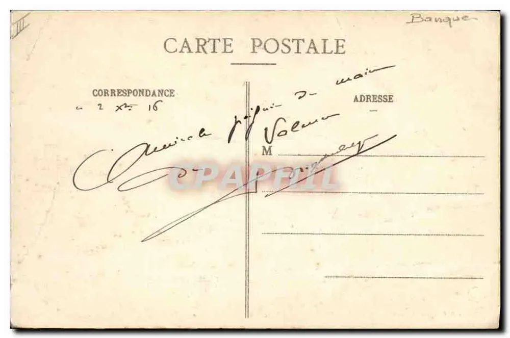 Valence - Filiale der Banque de France — Sammlung P. Peyrouza, Valence, Nr. 205 - Rückseite