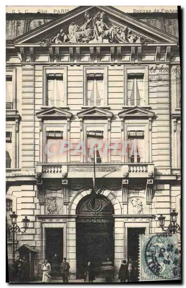 Banque de France — Paris — G.C.C. 248 — editor Albert Pipard - Frente
