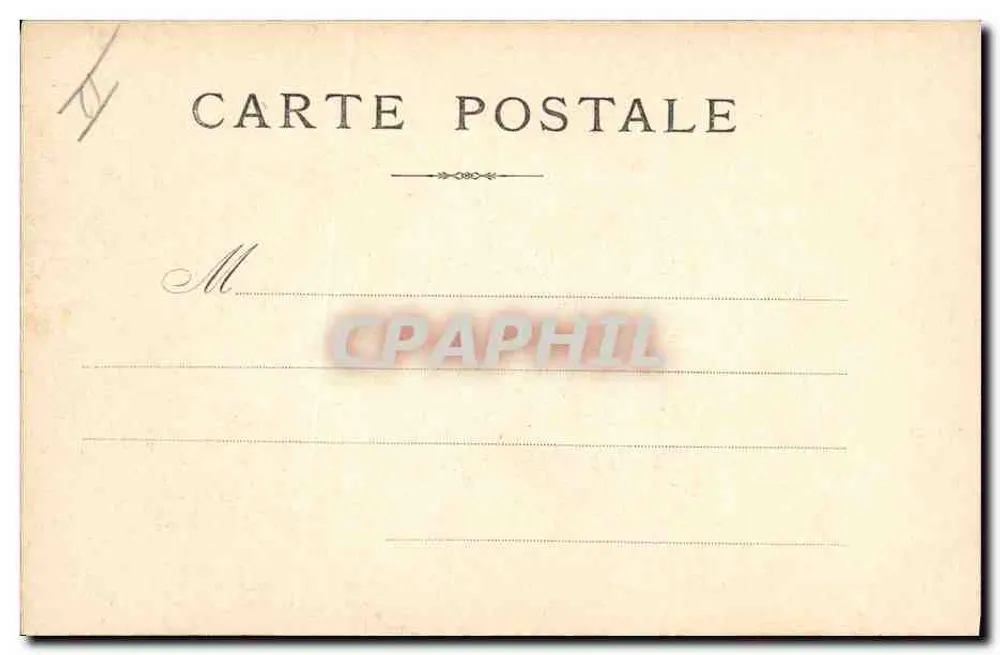 Paris — A Banca da França, antigo hotel Mansart — Imprimerie Nationale, depois Banca da França - Verso