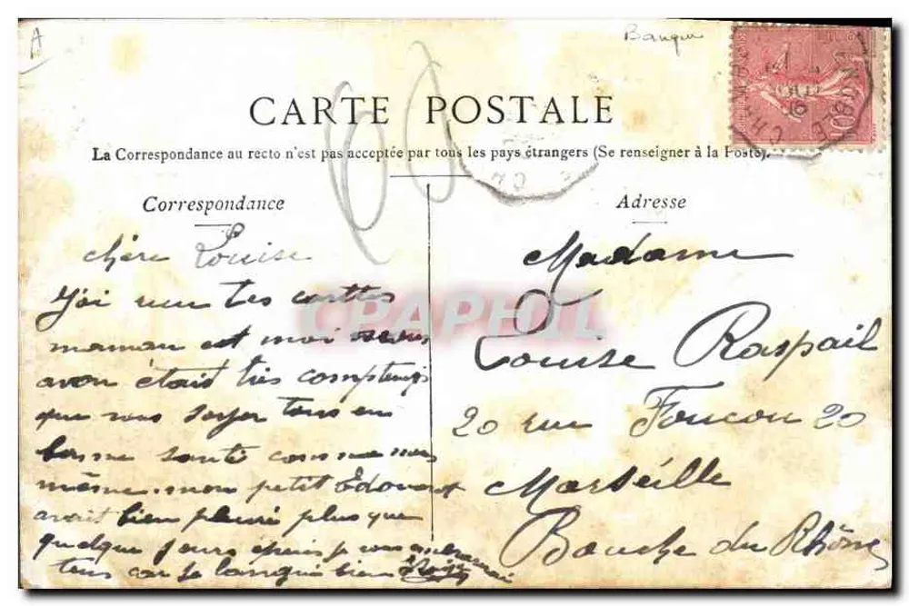 Paris - Banco da França — vista de rua com veículos e pedestres — editor não identificado - Verso