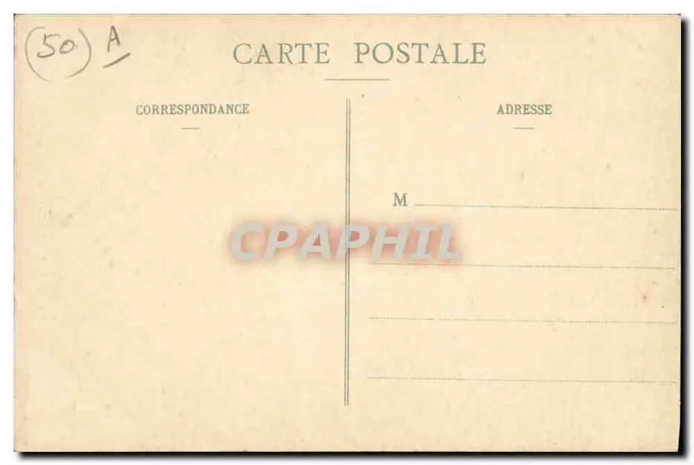 Granville - Granvillaise — R. du V., Granville, n° 204 - Verso